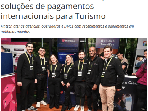 Blimboo no Travel Tech Hub Day 2026: pagamentos internacionais viram prioridade para o turismo